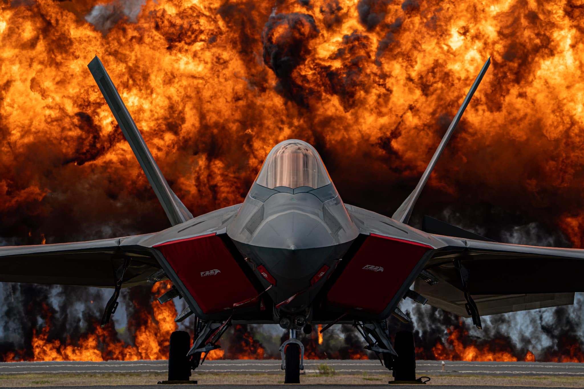 F-22 Raptor Demo Team at Kaneohe Bay Air Show