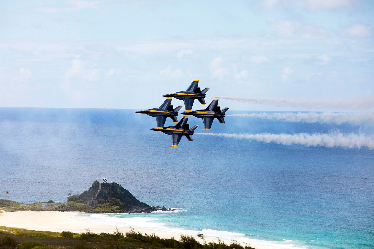 Blue Angels at Kaneohe Bay Air Show