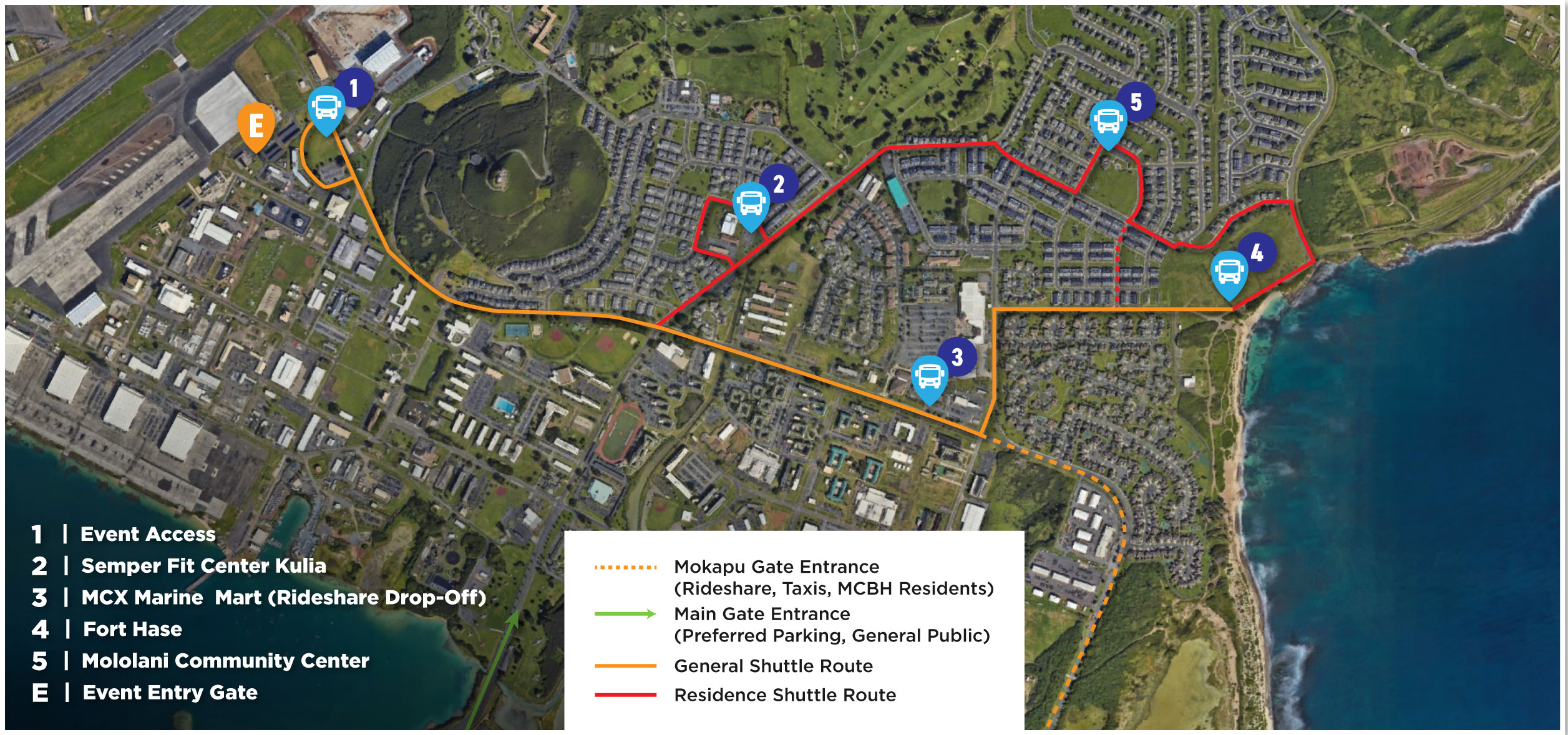 Shuttle Route Map